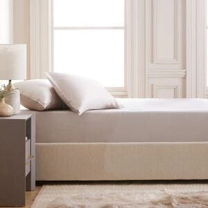 Quince Organic Bamboo Sand Bottom Fitted Sheet Only! Sz. Queen (754)